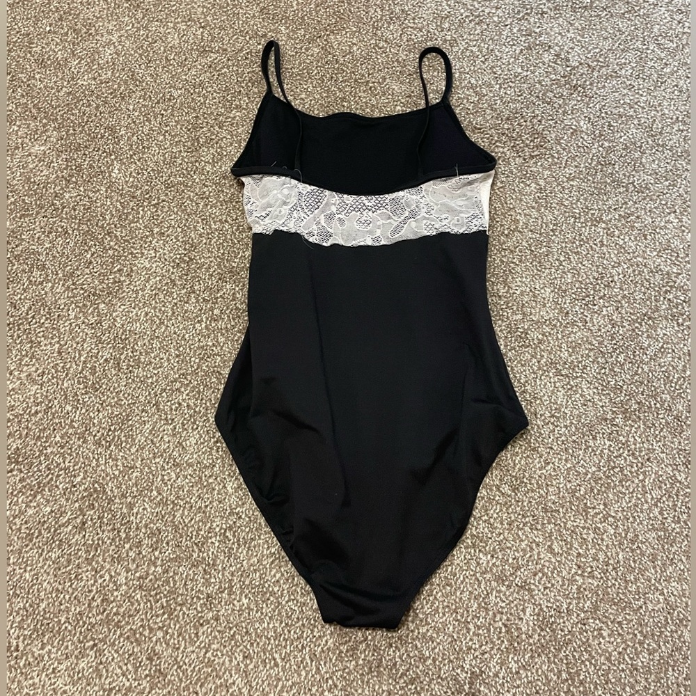 Sansha Black leotard with white lace
- size 6/ adult small - Picture 2 of 6